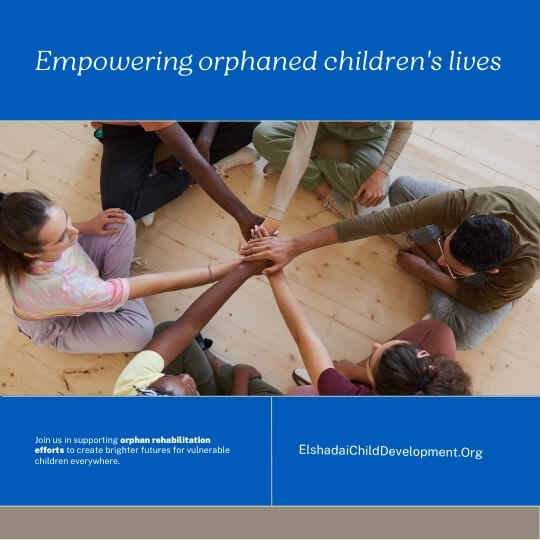 Contribute to orphan rehabilitation